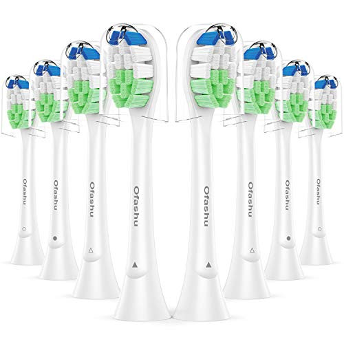 Replacement Toothbrush Heads for Philips Sonicare Compatible with DiamondClean HX6064 for Phillips Brush all Snap On Electric Toothbrush by Ofashu 8Pack Replacement Toothbrush Heads for Philips Sonicare Compatible with DiamondClean HX6064 for Phillips Brush all Snap On Electric Toothbrush by Ofashu 8Pack