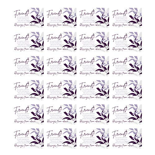 Friends Perfect Reflection Unfailing Love Purple 25 x 4 Cardstock Itty Bitty Bookmark Pack of 24