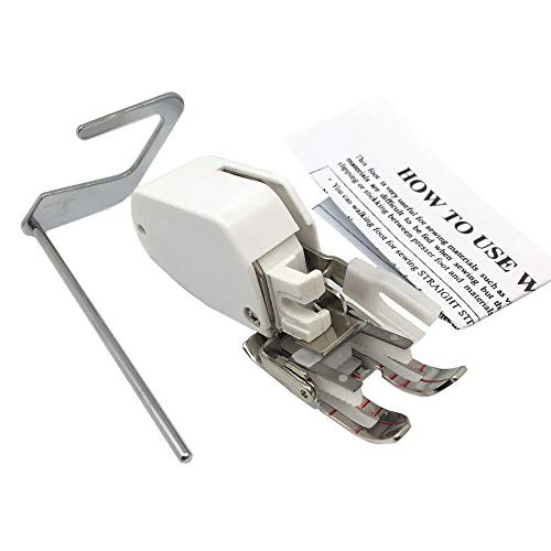 FQTANJU 1 Piece Open Toe Walking Foot SA188 for brother Even Feed Foot F033N F033 XC2214002 Presser Foot