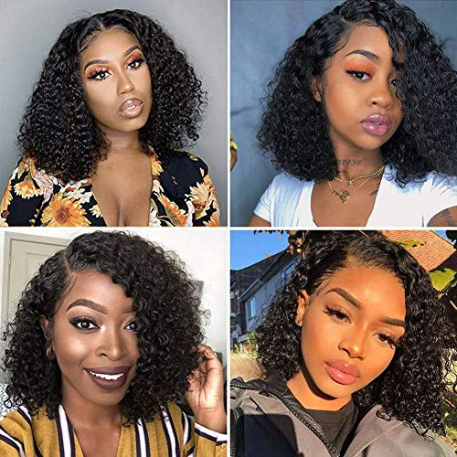 Kbeth Lace Front Human Hair Wigs 13x4 Short Bob Wig Kinky Curly Natural Water Wave Lace Front Wigs Human Hair Pre Plucked 150 Density Bob Curly Wigs Human Hair for Black Women 8 inch Kinky Curly Kbeth Lace Front Human Hair Wigs 13x4 Short Bob Wig Kinky Curly Natural Water Wave Lace Front Wigs Human Hair Pre Plucked 150 Density Bob Curly Wigs Human Hair for Black Women 8 inch Kinky Curly