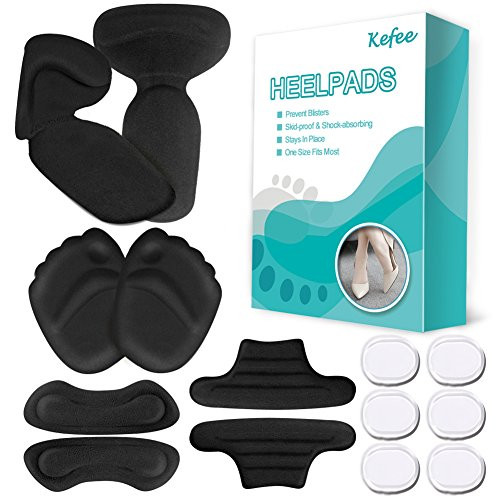 Heel Grips High Heel Pads Heel Inserts High Heel Forefoot Cushion Blister Prevention High Heel Insoles High Heel Liners Anti Slip Heel Shoe Cushion Inserts Heel Snugs for Women 14 pcs Black Heel Grips High Heel Pads Heel Inserts High Heel Forefoot Cushion Blister Prevention High Heel Insoles High Heel Liners Anti Slip Heel Shoe Cushion Inserts Heel Snugs for Women 14 pcs Black