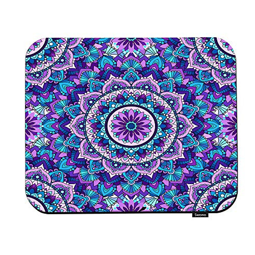 Swono Mandala Mouse Pads Abstract Purple Mandala Pattern Mouse Pad for Laptop Funny Non Slip Gaming Mouse Pad for Office Home Travel Mouse Mat 79 X95 Swono Mandala Mouse Pads Abstract Purple Mandala Pattern Mouse Pad for Laptop Funny Non Slip Gaming Mouse Pad for Office Home Travel Mouse Mat 79 X95