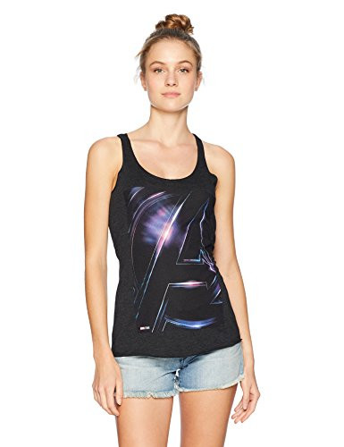 Marvel Junior s Women s Avengers Wars Tanks Black  Infinity a Poster Medium