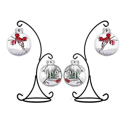 Archi 2 Pack Ornament Display Stand Iron Pothook Stand for Hanging Glass Terrarium (Human Stand)