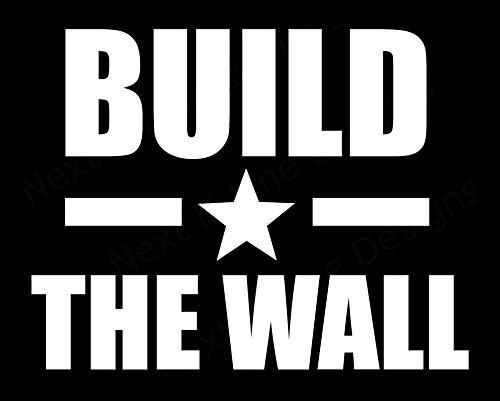 Build The Wall MKR Decal Vinyl Sticker Cars Trucks Vans Walls Laptop White 55 x 43 in MKR1416 Build The Wall MKR Decal Vinyl Sticker Cars Trucks Vans Walls Laptop White 55 x 43 in MKR1416