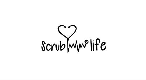 Scrub Life Healthcare Nurse MKR Decal Vinyl Sticker Cars Trucks Vans Walls Laptop Black 75 x 32 in MKR1422 Scrub Life Healthcare Nurse MKR Decal Vinyl Sticker Cars Trucks Vans Walls Laptop Black 75 x 32 in MKR1422