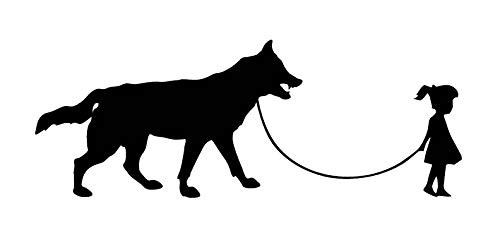 Girl Walking Wolf Funny MKR Decal Vinyl Sticker Cars Trucks Vans Walls Laptop Black 75 x 28 in MKR1423 Girl Walking Wolf Funny MKR Decal Vinyl Sticker Cars Trucks Vans Walls Laptop Black 75 x 28 in MKR1423