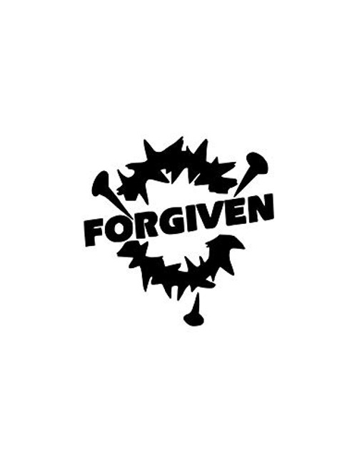 Forgiven Crown Thorns Nails Christianity MKR Decal Vinyl Sticker Cars Trucks Vans Walls Laptop Black 55 x 55 in MKR1429 Forgiven Crown Thorns Nails Christianity MKR Decal Vinyl Sticker Cars Trucks Vans Walls Laptop Black 55 x 55 in MKR1429
