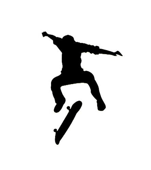 Skater Skateboard MKR Decal Vinyl Sticker Cars Trucks Vans Walls Laptop Black 55 x 39 in MKR1485 Skater Skateboard MKR Decal Vinyl Sticker Cars Trucks Vans Walls Laptop Black 55 x 39 in MKR1485