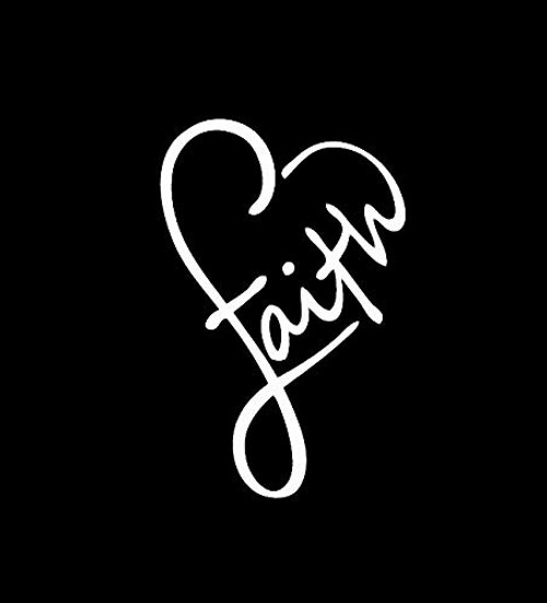 Faith Heart MKR Decal Vinyl Sticker Cars Trucks Vans Walls Laptop White 55 x 36 in MKR1508 Faith Heart MKR Decal Vinyl Sticker Cars Trucks Vans Walls Laptop White 55 x 36 in MKR1508