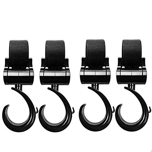 Baby Stroller Hooks Clips Stroller Hook Multi Purpose Hooks Hanger for Baby Diaper BagsGreat Accessory for Mommy When Jogging Walking or Shopping 4 Pack Baby Stroller Hooks Clips Stroller Hook Multi Purpose Hooks Hanger for Baby Diaper BagsGreat Accessory for Mommy When Jogging Walking or Shopping 4 Pack