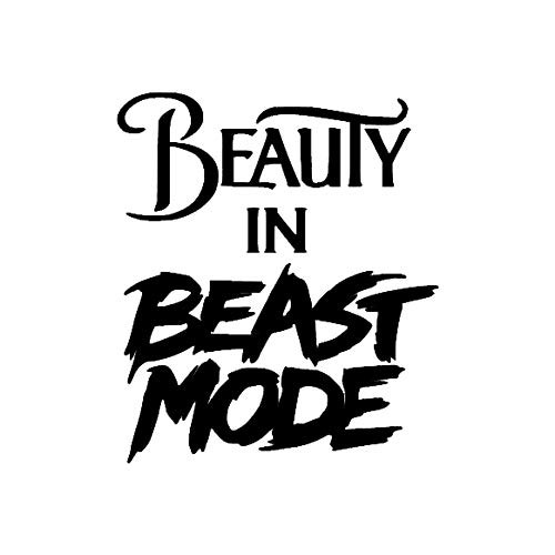 Beauty in Beast Mode NOK Decal Vinyl Sticker Cars Trucks Vans Walls Laptop Black 55 x 48 in NOK942 Beauty in Beast Mode NOK Decal Vinyl Sticker Cars Trucks Vans Walls Laptop Black 55 x 48 in NOK942