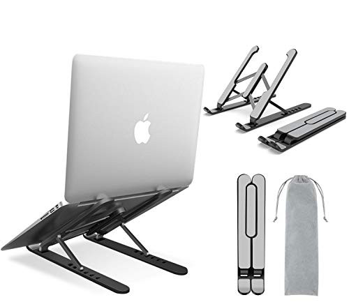 Laptop StandAdjustable Laptop Computer Stand Tablet StandErgonomic Foldable Portable Desktop Holder Compatible with MacBook Air Pro Dell XPS HP Lenovo More 10 156 Laptops