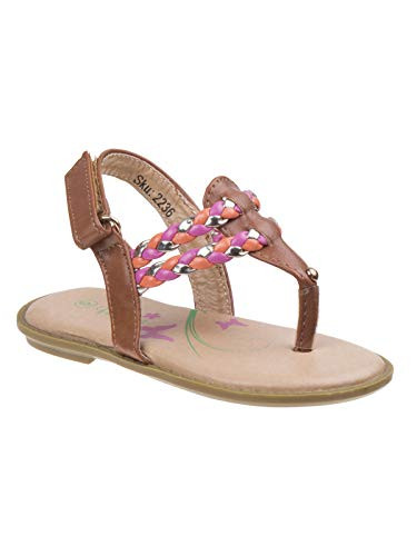 Josmo Girls  Sophia Sandal Brown 7 Medium US Toddler