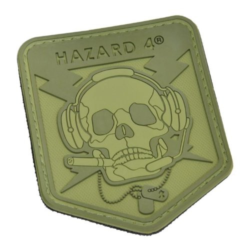 HAZARD 4 Operator Skull TM  Rubber Patch  R    OD Green