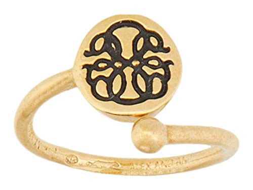 Alex and Ani Women s Passth of Life Ring Wrap 14kt Gold Plated