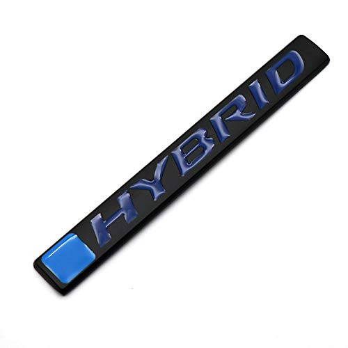 1PCS 3D Metal HYBRID Logo Car Side Fender Rear Trunk Emblem Badge Decals Sticker Replacement for Universal Cars Black Blue 1PCS 3D Metal HYBRID Logo Car Side Fender Rear Trunk Emblem Badge Decals Sticker Replacement for Universal Cars Black Blue