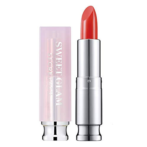 SECRET KEY Sweet Glam Tint Glow 35g 7 Colors   Long Lasting Moisturizing Plumpy Natural Tinted Color Lip Balm For Dry Cracked Lips  Pure Red