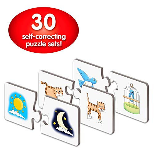 The Learning Journey: Match It! - Opposites - Self-Correcting Puzzle Set