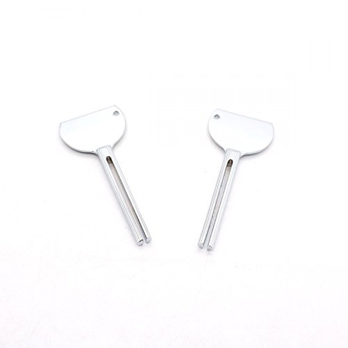 SenseYo 2pcs Metal Tube Toothpaste Squeezer Key Tube Squeezer Wringer Roller Tool for Hair Color Dye Hand Cream Paint Tube SenseYo 2pcs Metal Tube Toothpaste Squeezer Key Tube Squeezer Wringer Roller Tool for Hair Color Dye Hand Cream Paint Tube