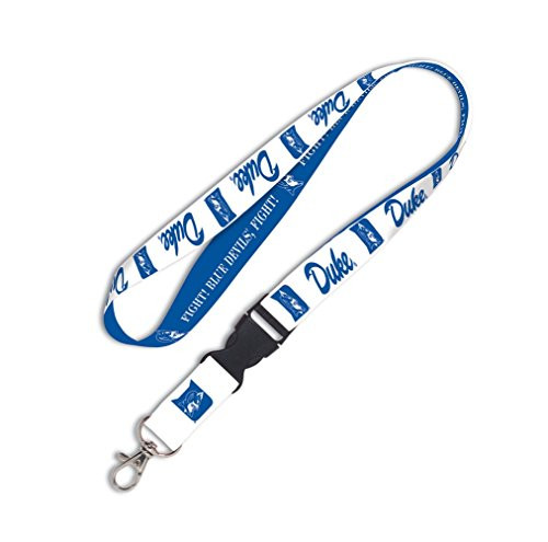 Duke Blue Devils WinCraft Blue White Snap Buckle NCAA Licensed Lanyard Duke Blue Devils WinCraft Blue White Snap Buckle NCAA Licensed Lanyard