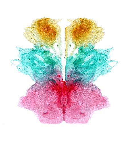 Rorschach type inkblot Poster Print by Spencer SuttonScience Source  18 x 24