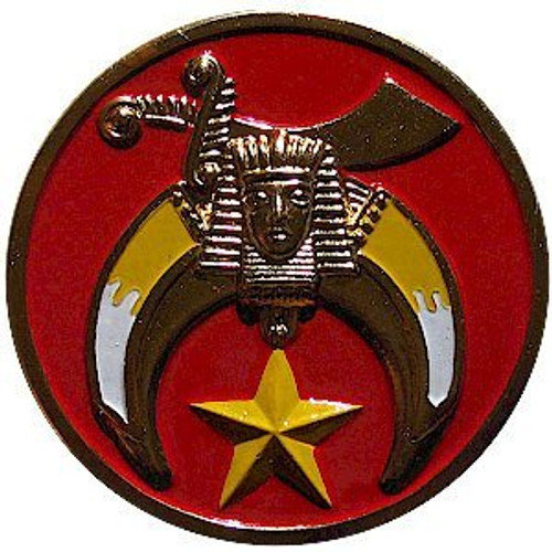 Shriner 275 Red Shrine Auto Car Emblem Shriner 275 Red Shrine Auto Car Emblem