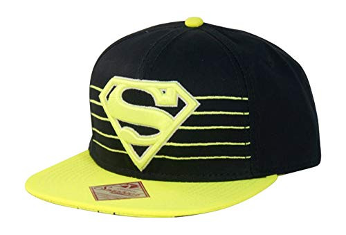 Bioworld Superman Highlighter Navy Snapback Adjustable Hat Cap