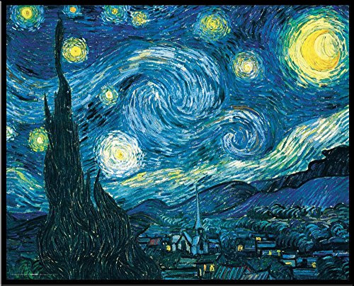 Vincent Van Gogh Starry Night Decorative Fine Art Poster Print Framed 16x20 Vincent Van Gogh Starry Night Decorative Fine Art Poster Print Framed 16x20