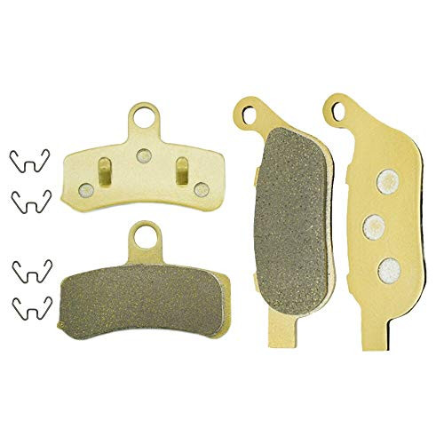 SYUU Motorcycle Replacement Front Rear Brake Pads Brakes for Harley Davidson FXSTB Night Train FXSTC Softail Custom FXCW FXCWC Rocker C 2008 2011 FA457F FA458R