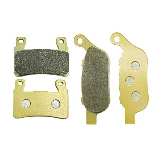 SYUU Motorcycle Replacement Front Rear Brake Pads Brakes for Harley Davidson FLSTC Heritage Softail Classic 2015 2017 FA296F FA458R