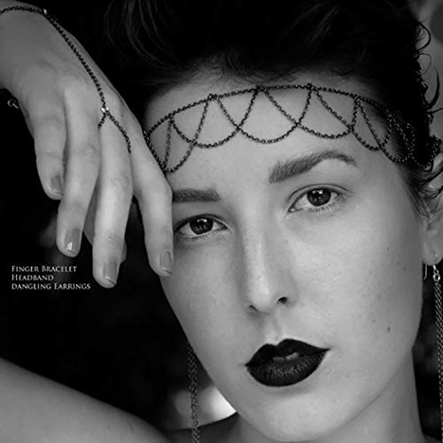 Bomine Boho Head Chain Tassel Hair Chain Gypsy Festival Jewelry Headpieces Hair Acessories for Women and Girls Bomine Boho Head Chain Tassel Hair Chain Gypsy Festival Jewelry Headpieces Hair Acessories for Women and Girls