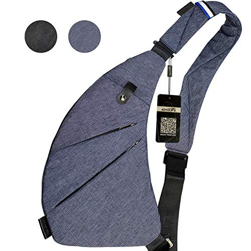 TOPNICE Small Sling Bag for Women Crossbody Shoulder Chest Bag Anti Theft Travel Casual Daypacks for Men  Dark Blue