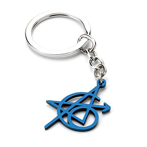 CellDesigns Movie and TV Series Souvenir Collection  The Original 6 Avengers Keychain Blue