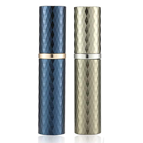 Travel Perfume Atomizer Refillable Perfume Bottle Atomizer Perfume Bottle Travel Cologne Sprayer Perfume Travel atomizer Empty Mini Perfume Spray Bottles TSA Approved  Blue   Olive Green