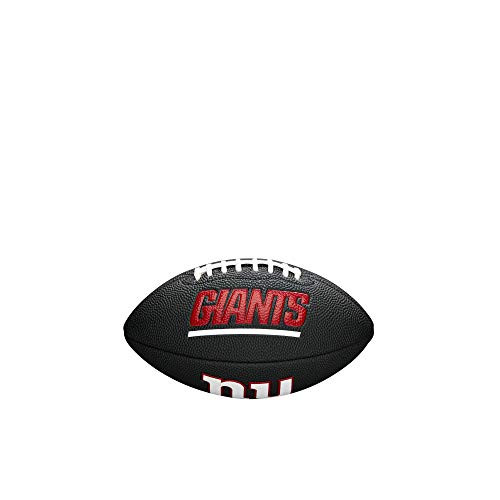 NFL Team Logo Mini Football Black New York Giants NFL Team Logo Mini Football Black New York Giants