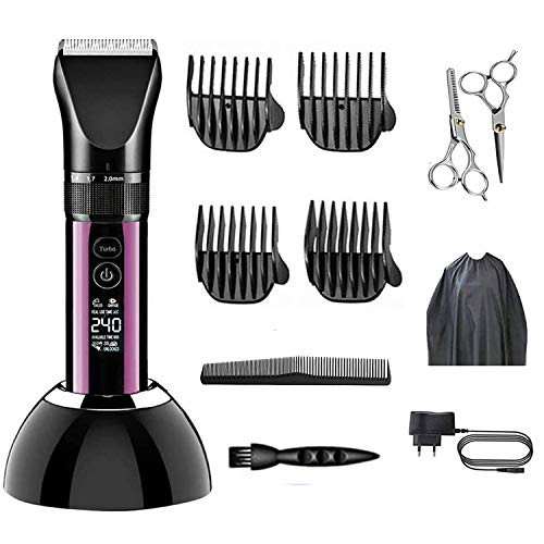 Hair Clippers for Men Cordless Hair Trimmer Beard Trimmer Professional Haircut Grooming Kit Rechargeable LED Display Hair Clippers for Men Cordless Hair Trimmer Beard Trimmer Professional Haircut Grooming Kit Rechargeable LED Display