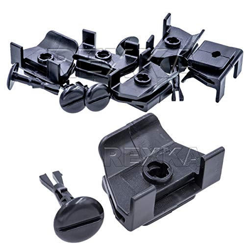 Rexka 5 Sets Front Fender   Bumper Cover Clip   Pin Set for Toyota Lexus 53879 58010 47749 58010 Avalon Camry Corolla Highlander Matrix Prius Prius V Sienna Solara Tacoma Venza