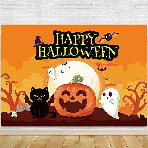 Halloween Photography Backdrop for Halloween Party Decorations Pumpkin Bat Party for Kids Party Cloth Backdrop Decor Halloween Photography Backdrop for Halloween Party Decorations Pumpkin Bat Party for Kids Party Cloth Backdrop Decor