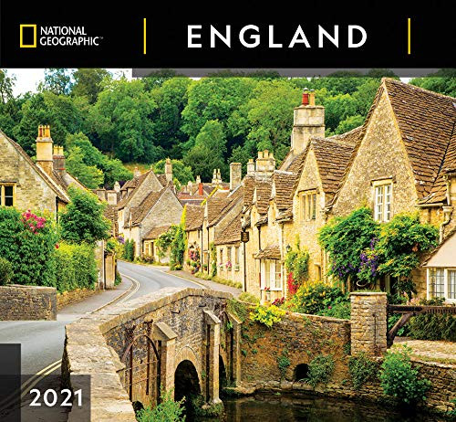 National Geographic England 2021 Wall Calendar