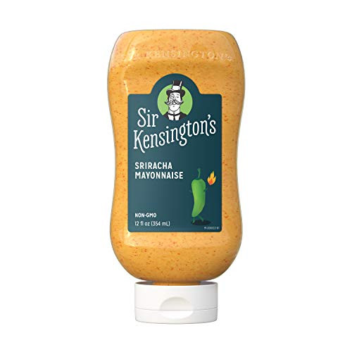 Sir Kensington s Mayonnaise Sriracha Mayo Gluten Free Non GMO Project Verified Certified Humane Free Range Eggs Shelf Stable 12 oz