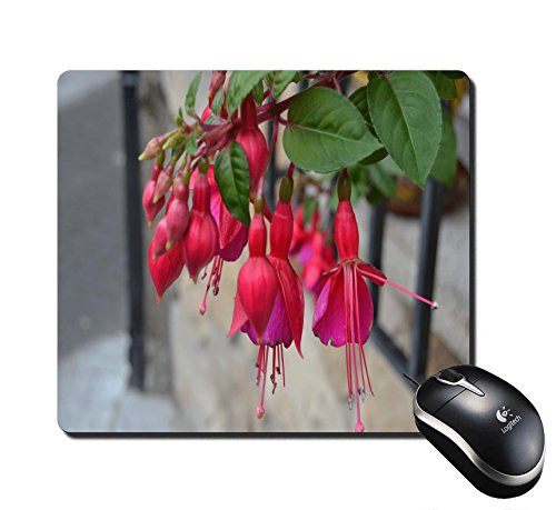 Rectangular Mouse Pad Mousepad red Leaves Design
