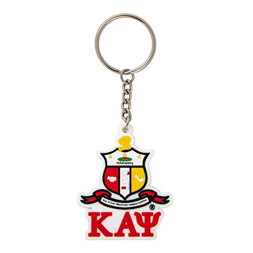 Kappa Alpha Psi Fraternity Crest Keychain PVC Material Decorative YO NUPE  PVC Keychain   Crest