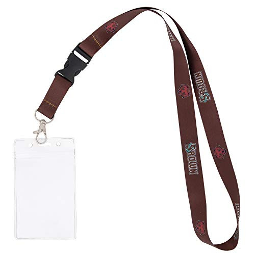 Brown University Bears NCAA Car Keys College ID Badge Holder Lanyard Keychain Detachable Breakaway Snap Buckle  w Pouch
