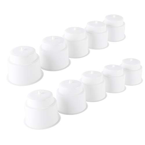 Artilife 10Pcs White Universal Plastic Cup Drink Can Holder with Drain Hole for Car Truck Boat Marine RV  10