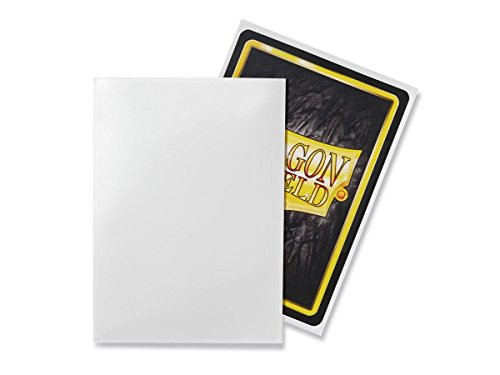 Dragon Shield 100 Count Standard Size Classic Deck Protector Sleeves  White