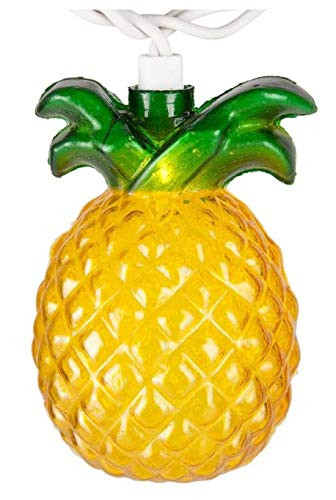 MerchSource Pineapple String Lights 10ft 10 LED Fairy String Lights Battery Operated for Christmas Home Wedding Party Bedroom Birthday Decoration  Warm White