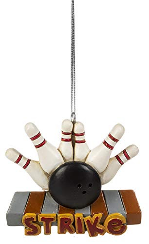 Midwest CBK Bowling Strike Resin Decorative Holiday Ornament