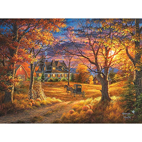 Bits and Pieces - Thanksgiving 1000 Piece Jigsaw Puzzles for Adults - Each Puzzle Measures 20" X 27" - 1000 pc Jigsaws by Artist Abraham Hunter