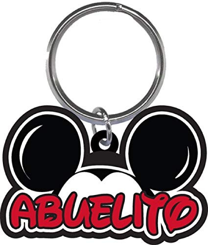 Disney Abuelito  Grandpa  Family Collection Lasercut Keychain